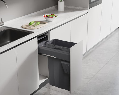 Kia Ora VITA Kitchen Bin in Dark Grey