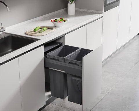Kia Ora VITA Kitchen Bin in Dark Grey