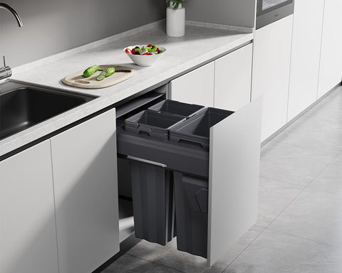 Kia Ora VITA Kitchen Bin in Dark Grey
