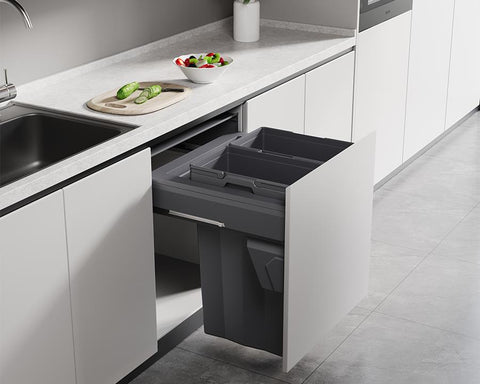 Kia Ora VITA Kitchen Bin in Dark Grey