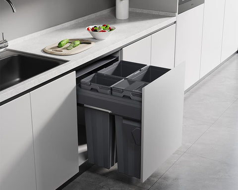 Kia Ora VITA Kitchen Bin in Dark Grey