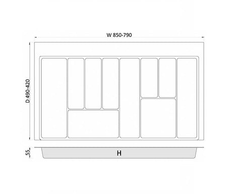 Kia Ora Cutlery Tray