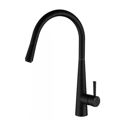 KSP0057BK – Kasper Pull-Out Kitchen Mixer – Matt Black