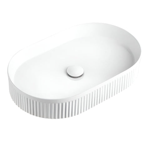 Kensington Basin Gloss White (Oval: 560x350x120mm)
