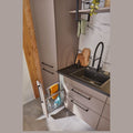 Kesseböhmer No. 15 pull-out towel rail in bright chrome