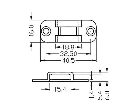 Armstrong Steel Bar Guide for Alum Locking Bar