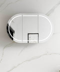 Bondi LED Matte White Shaving Cabinet LED Shaving Cabinet Otti Australia 1200mm  