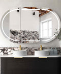 Bondi LED Black Oak Shaving Cabinet LED Shaving Cabinet Otti Australia 1500mm  