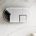 Bondi LED Matte White Shaving Cabinet LED Shaving Cabinet Otti Australia 1800mm  
