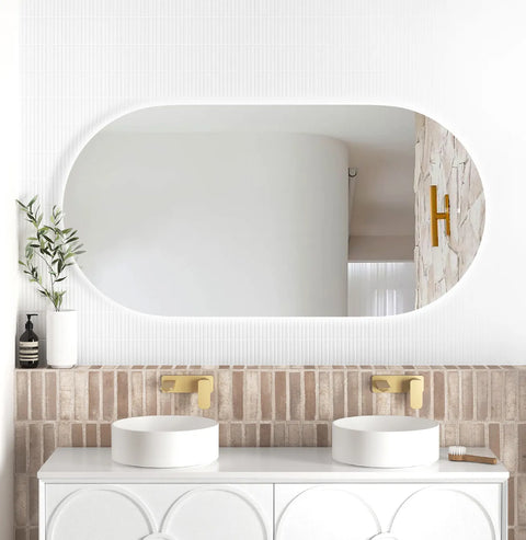 NOOSA LED Oval Frameless Mirror 1500x750mm