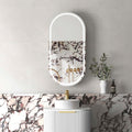 Noosa LED Shaving Cabinet 900x450mm LED Shaving Cabinet Otti Australia Satin White  