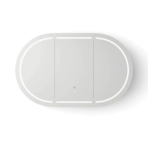 LED COOGEE Shaving Cabinet 1200x750mm Matte White (3 Colour Function)