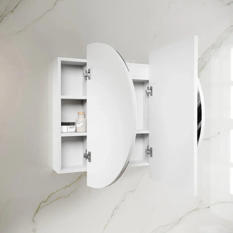 LED COOGEE Shaving Cabinet 1200x750mm Matte White (3 Colour Function)