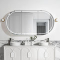 LED COOGEE Shaving Cabinet 1800mm Matte White (3 Colour Function)