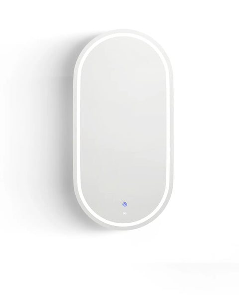 LED NOOSA Shaving Cabinet 900mm Matte White (3 Colour Function)