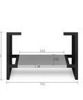 Boston Light Grey Leg Vanity Parts Otti Australia 750mm  