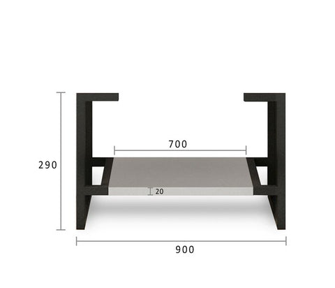 BOSTON Wall Hung Vanity 900mm Light Grey-Clearance