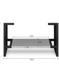 Boston Light Grey Leg Vanity Parts Otti Australia 900mm  