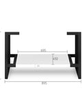Boston Matte White Leg Vanity Parts Otti Australia 900mm  