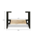 Byron Natural Oak Leg Vanity Parts Otti Australia 600mm  