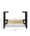 Byron Natural Oak Leg Vanity Parts Otti Australia 600mm  