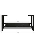Byron Black Oak Leg Vanity Parts Otti Australia 1200mm  
