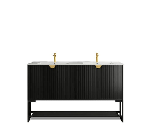 Vanity MARLO Wall Hung 1500mm Matte Black