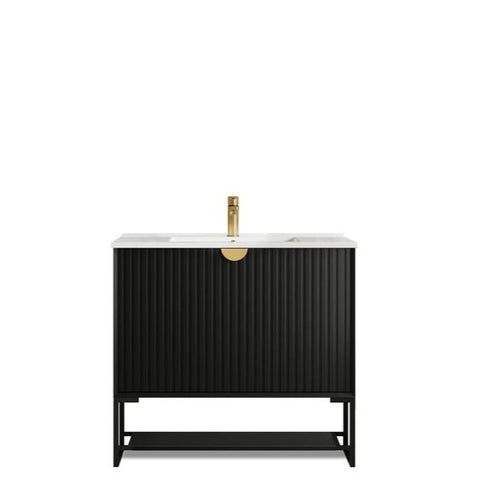 Vanity MARLO Wall Hung 900mm Matte Black