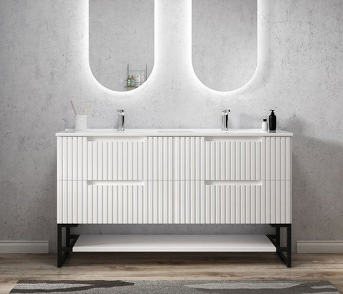 Vanity NOOSA Wall Hung 1500mm Matte White