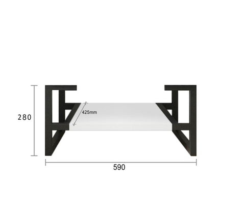 Vanity NOOSA Wall Hung 600mm Matte White