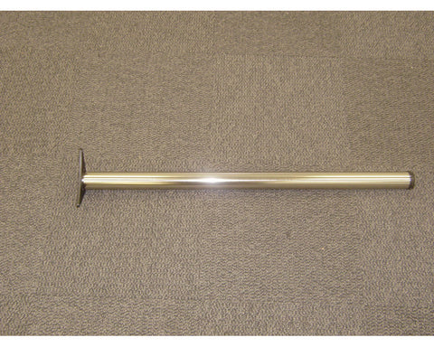 Round Table Leg in Brushed Stainless Steel Look. Size: 60 x 1100 -1130mm. *Priced Per Each*