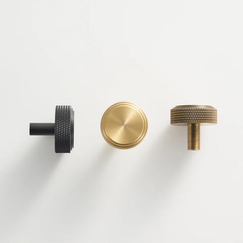 Lennox Solid Brass Knob | Black