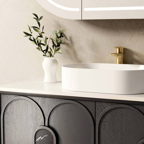 Laguna Black American Oak Single Basin Vanity