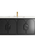 Laguna Black American Oak Ceramic Top Single Basin Vanity Vanity Otti Australia 1200mm  