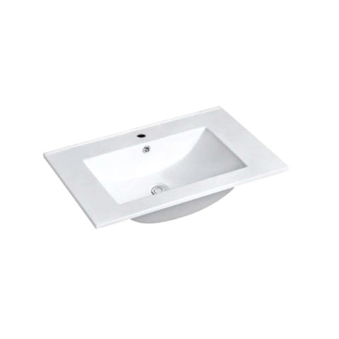 Laguna Satin White Ceramic Top Single Basin Vanity