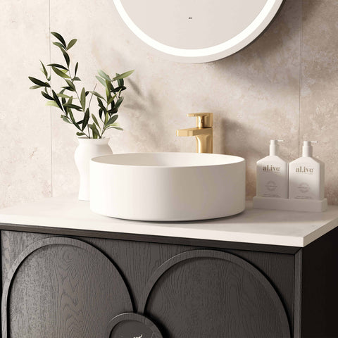 Laguna Black American Oak Single Basin Vanity