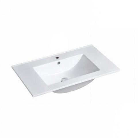 Laguna Satin White Ceramic Top Single Basin Vanity