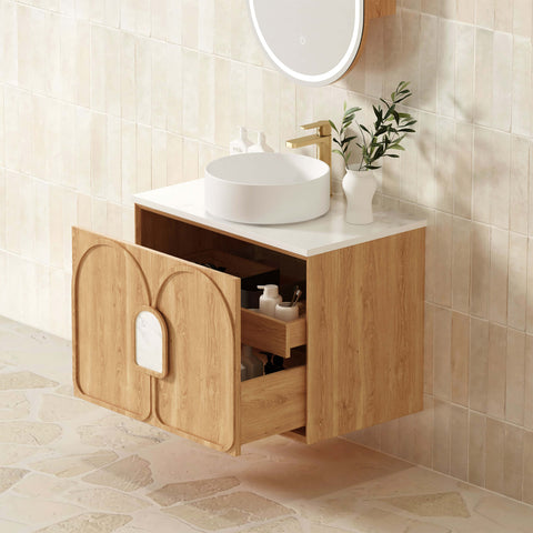 Laguna Natural American Oak Single Basin Vanity