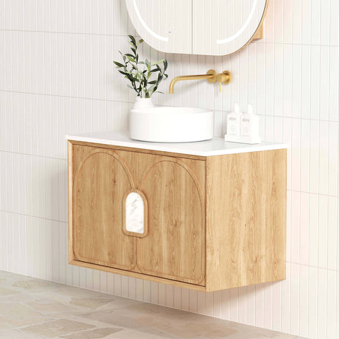 Laguna Natural American Oak Single Basin Vanity