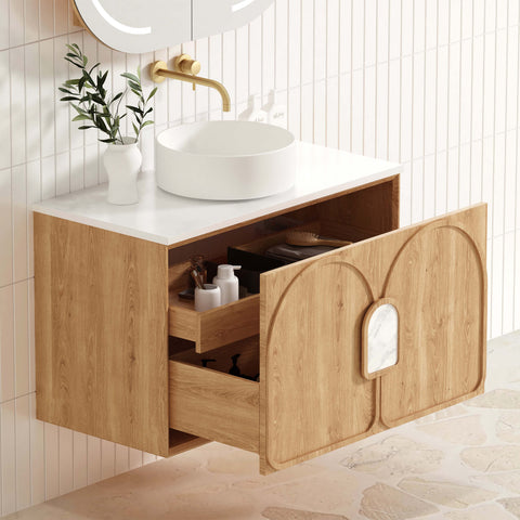 Laguna Natural American Oak Single Basin Vanity