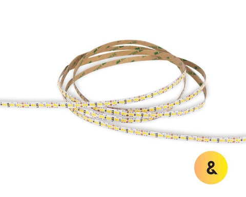 L&S LED 24V HE Flexible Strip Reel. Length: 20 metres. Colour: Warm White to Natural White (3000K - 4000K). 112+112 LED's per metre.