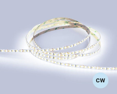 L&S LED 24V HE Flexible Strip Reel. Length: 5 metres. Colour: Warm White to Cool White (3000K - 6500K). 112+112 LED's per metre.