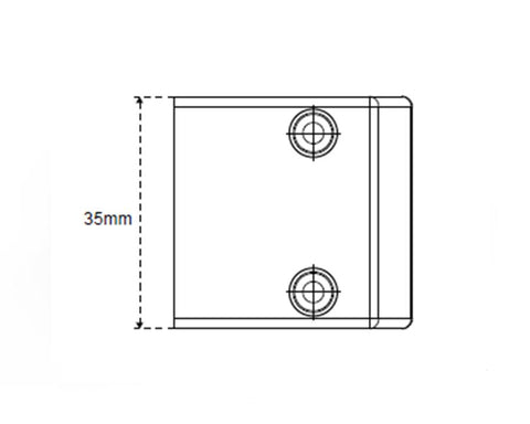 L&S LED Surface Housing Unit for IR Sensor for Double Door Applications