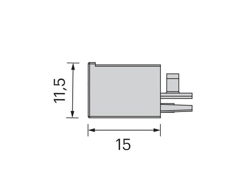 L&S MEC 1 Aluminium End Caps Set