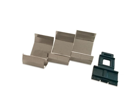 L&S MEC 4 Aluminium End Cap and Mounting Bracket Set
