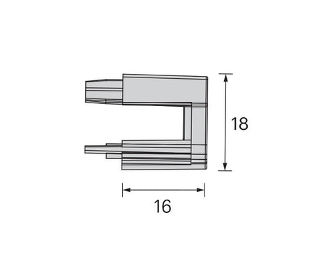L&S MEC 5 Aluminium End Caps Set