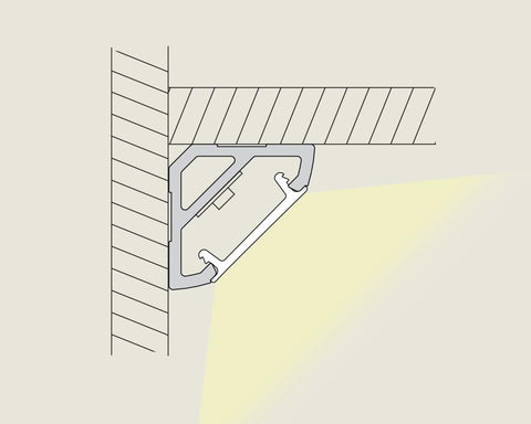 L&S MEC 1/4/5 Frosted Diffuser. Length 3000mm