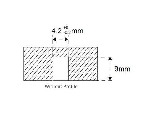 Width: 4mm, 24 Volt, Warm White 3000K are