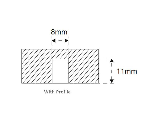 Width: 4mm, 24 Volt, Warm White 3000K are