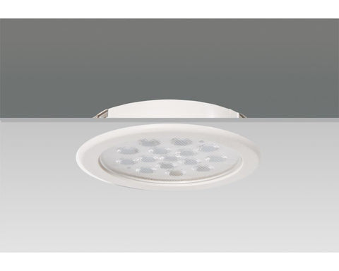 L&S LED 24V Sunny LS Round Downlight. Colour: Cool White (6000K). Diameter: 64mm. Hole Size: 58mm. White Finish.